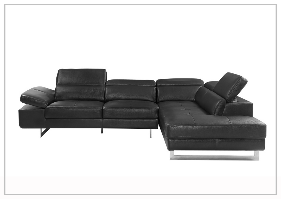 Cavour Mansion L-shaped Italian Leather Sectional Sofa