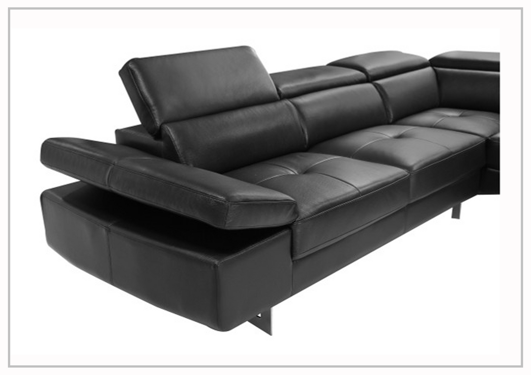 Cavour Mansion L-shaped Italian Leather Sectional Sofa