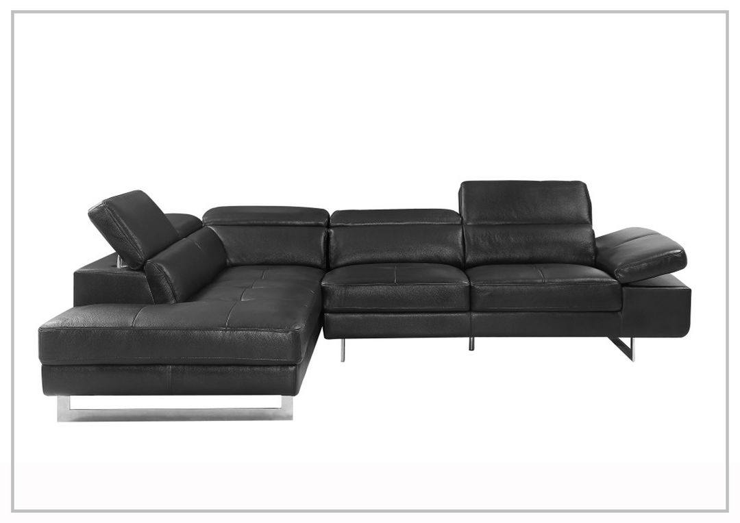 Cavour Mansion L-shaped Italian Leather Sectional Sofa