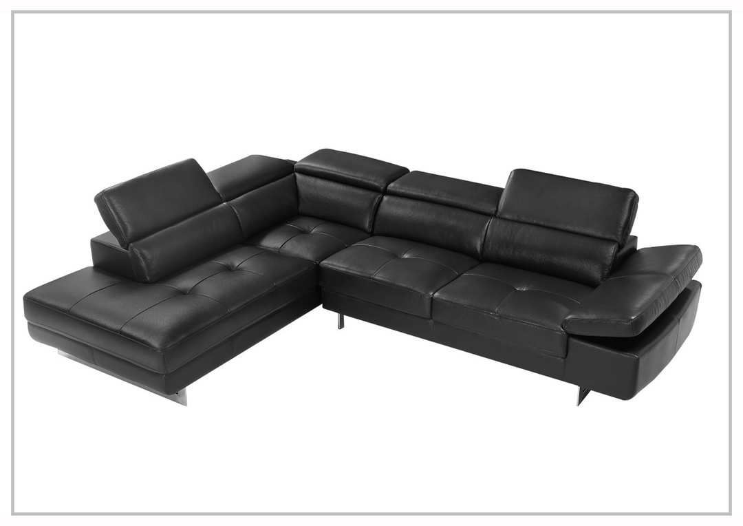 Cavour Mansion L-shaped Italian Leather Sectional Sofa