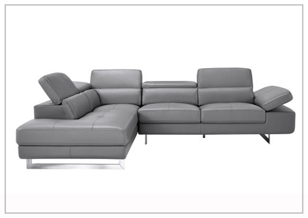 Cavour Mansion L-shaped Italian Leather Sectional Sofa