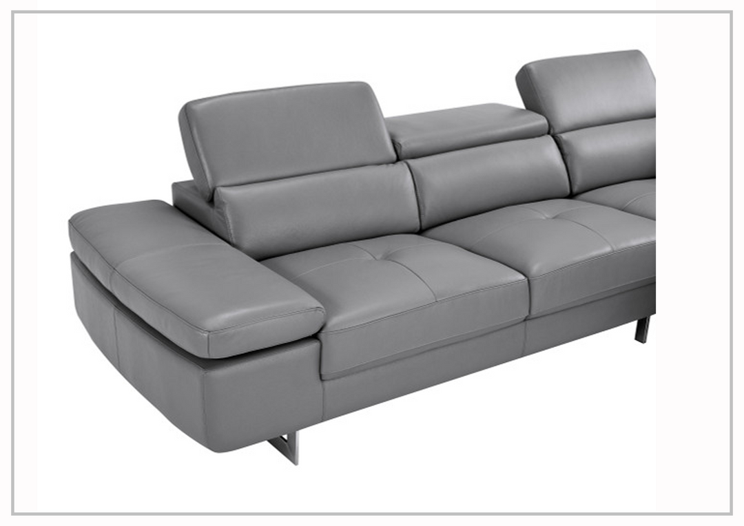 Cavour Mansion L-shaped Italian Leather Sectional Sofa