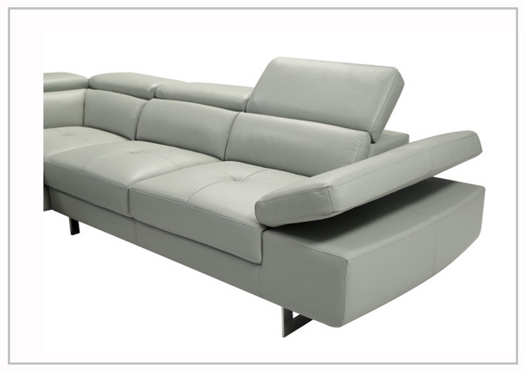 Cavour Mansion L-shaped Italian Leather Sectional Sofa