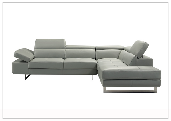 Gio Italia Cavour Mansion L-shaped Italian Leather Sectional Sofa