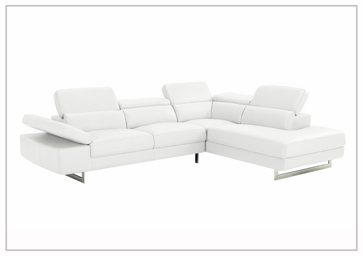 Cavour Mansion L-shaped Italian Leather Sectional Sofa