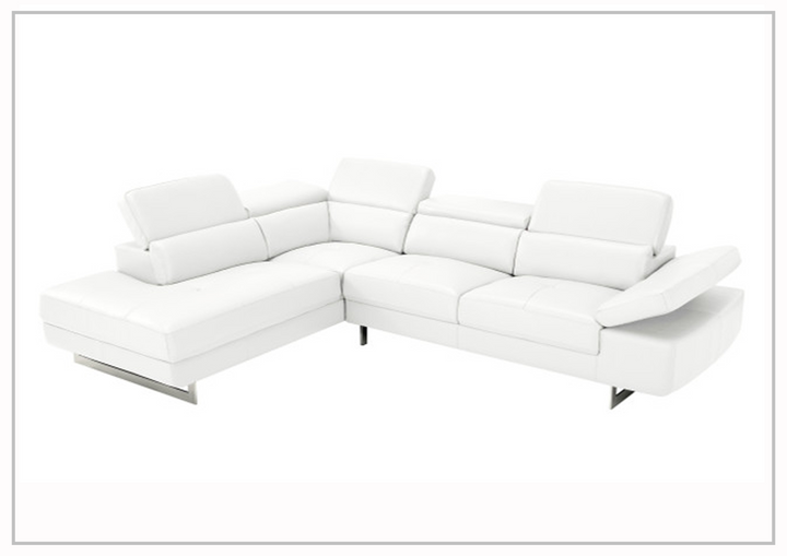 Cavour Mansion L-shaped Italian Leather Sectional Sofa