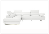 Cavour Mansion L-shaped Italian Leather Sectional Sofa