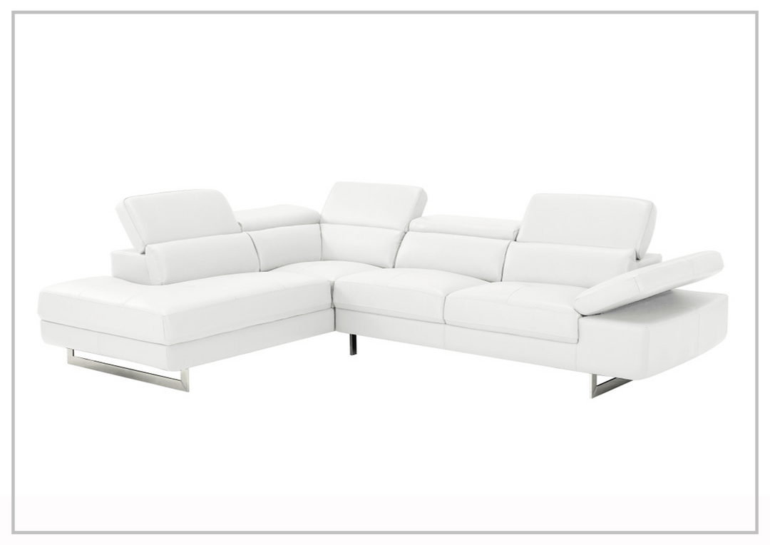 Cavour Mansion L-shaped Italian Leather Sectional Sofa