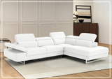 Cavour Mansion L-shaped Italian Leather Sectional Sofa