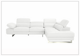 Cavour Mansion L-shaped Italian Leather Sectional Sofa