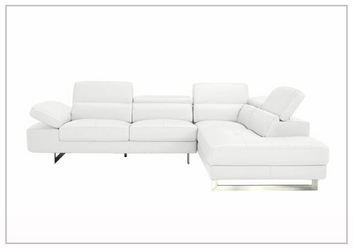 Gio Italia Cavour Mansion L-shaped Italian Leather Sectional Sofa
