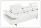 Cavour Mansion L-shaped Italian Leather Sectional Sofa