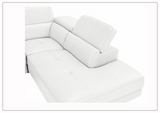 Cavour Mansion L-shaped Italian Leather Sectional Sofa