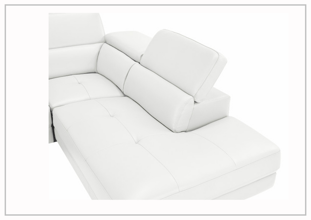 Gio Italia Cavour Mansion L-shaped Italian Leather Sectional Sofa