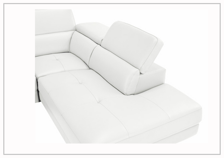 Gio Italia Cavour Mansion L-shaped Italian Leather Sectional Sofa
