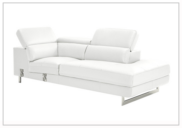 Gio Italia Cavour Mansion L-shaped Italian Leather Sectional Sofa