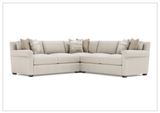 Bernhardt Barnes Fabric Sectional With Throw Pillow
