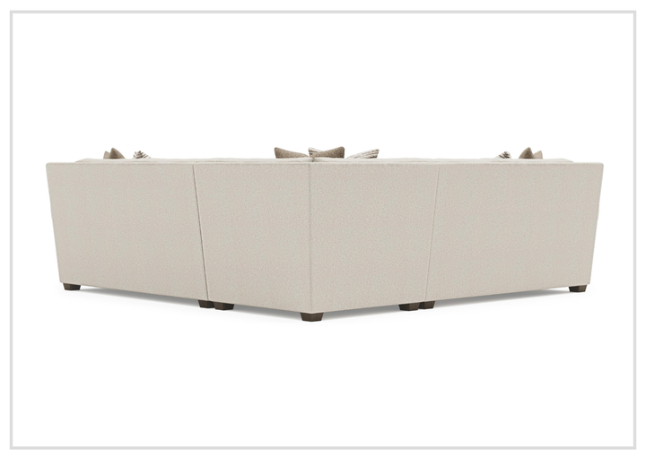 Bernhardt Barnes Fabric Sectional With Throw Pillow