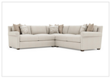 Bernhardt Barnes Fabric Sectional With Throw Pillow