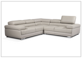 Baxton L-Shaped Leather Sectional Sofa