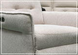 Klaussner Ellis Fabric Motion Recliner Chair with S-spring Seat Construction