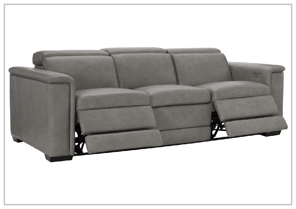 Lioni 93.5" Leather Power Reclining Sofa