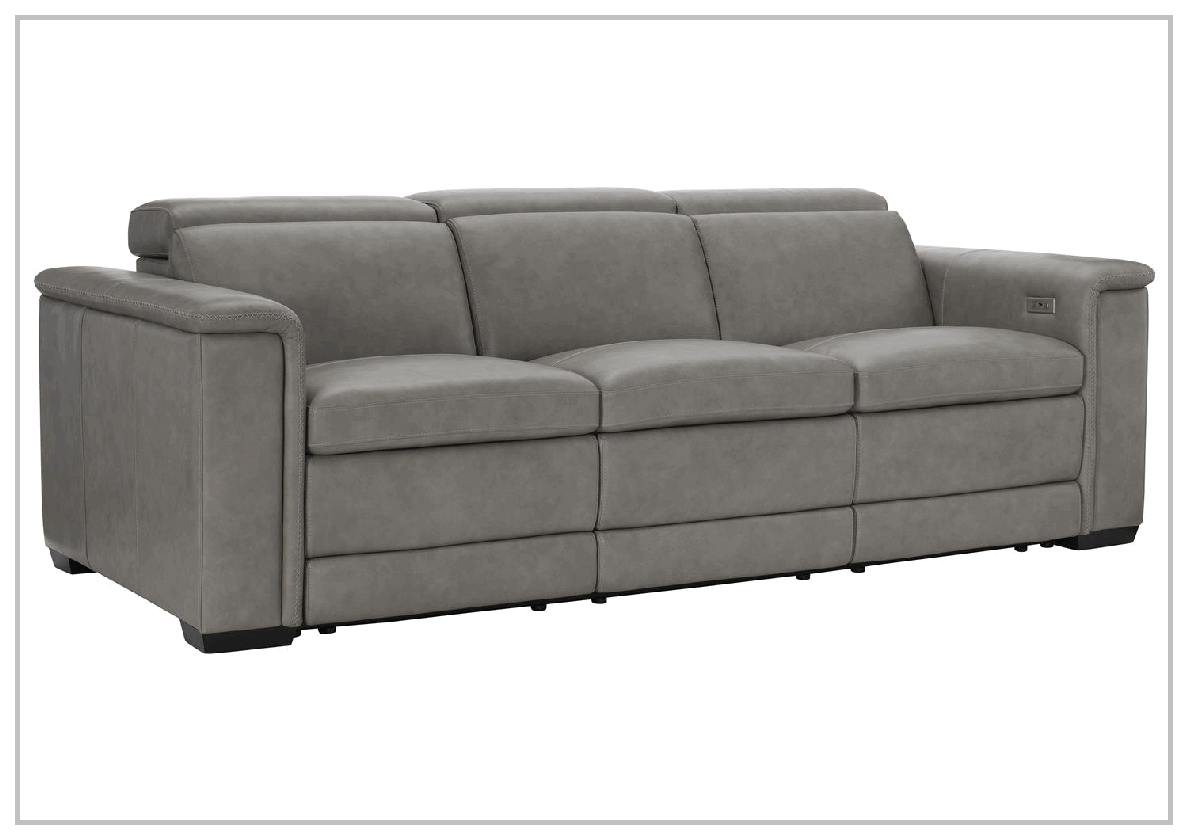 Lioni 93.5" Leather Power Reclining Sofa