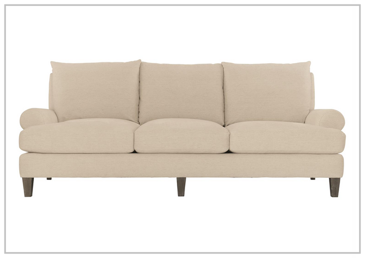 Bernhardt Isabella Fabric Sofa With Plush Feather Down Cushions