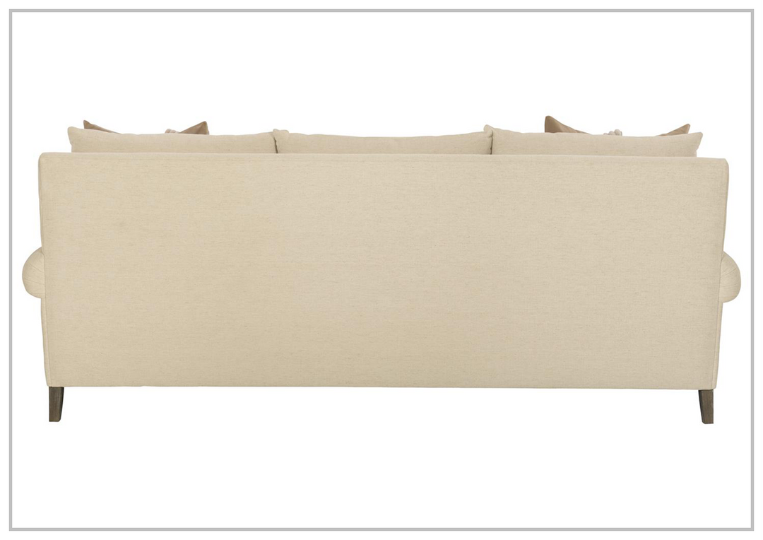 Bernhardt Isabella Fabric Sofa With Plush Feather Down Cushions