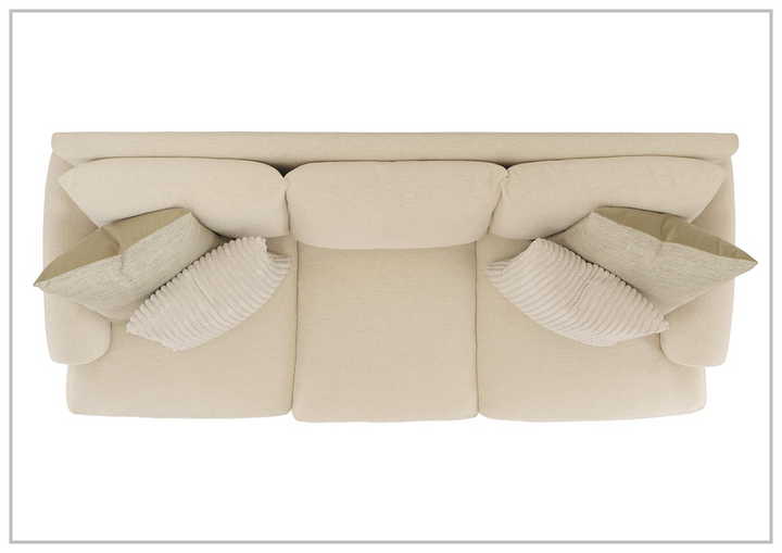 Bernhardt Isabella Fabric Sofa With Plush Feather Down Cushions