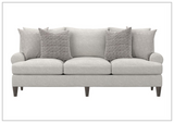 Bernhardt Isabella Fabric Sofa With Plush Feather Down Cushions