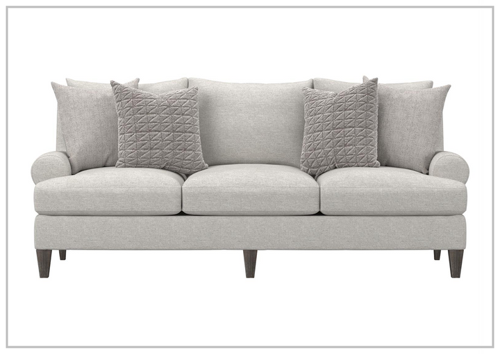 Bernhardt Isabella Fabric Sofa With Plush Feather Down Cushions