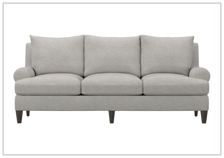 Bernhardt Isabella Fabric Sofa With Plush Feather Down Cushions