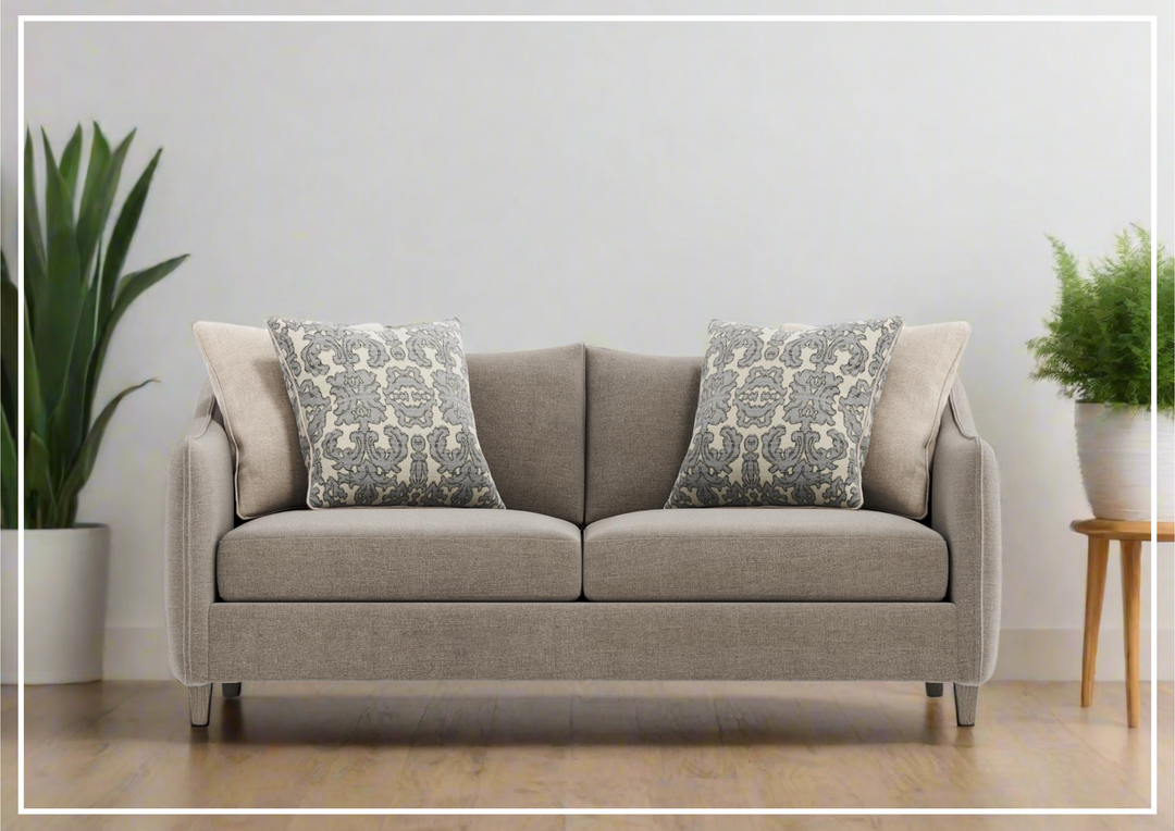 Bernhardt Joli Fabric Loveseat with Feather Down Cushions SOFABED