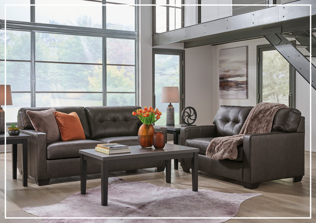 Bézier Leather Full Size Sleeper Sofa