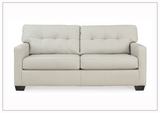 Bézier Leather Full Size Sleeper Sofa