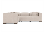 Bernhardt Bliss Fabric Power Motion Sectional With Accent Pillows