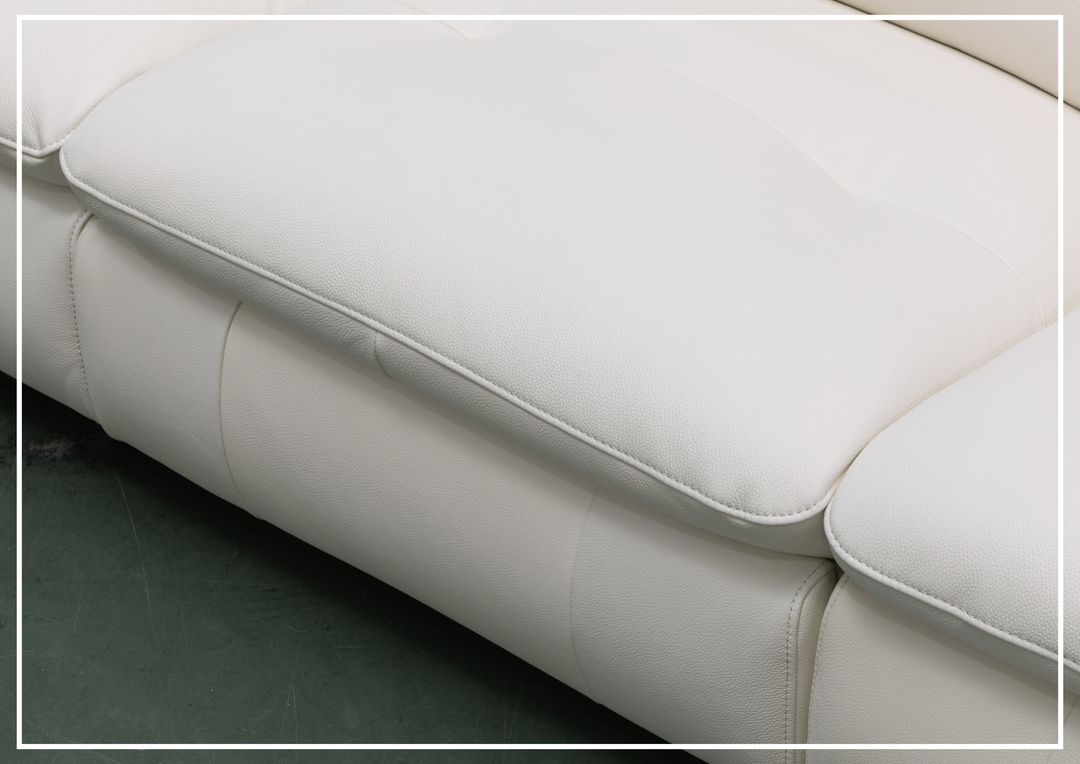 Klaussner Bravello Leather Motion Power Reclining Sofa