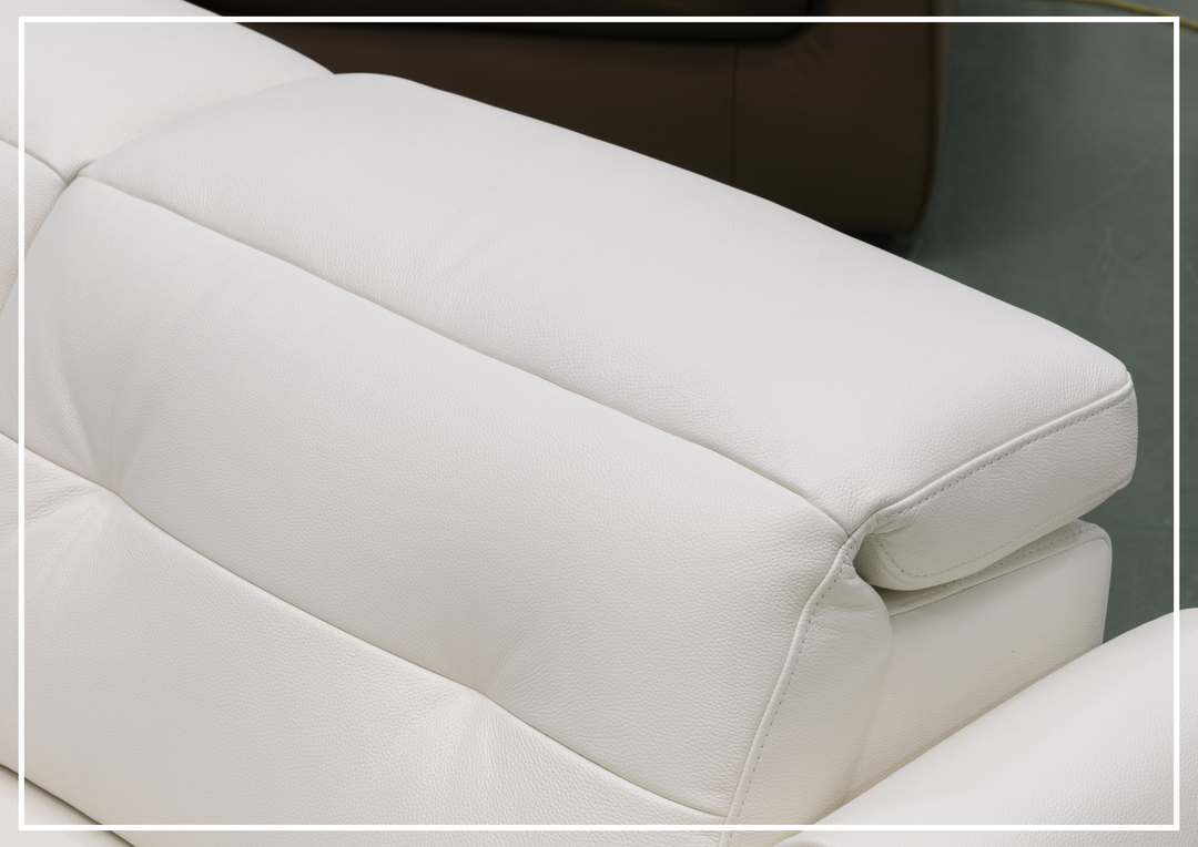 Klaussner Bravello Leather Motion Power Reclining Sofa