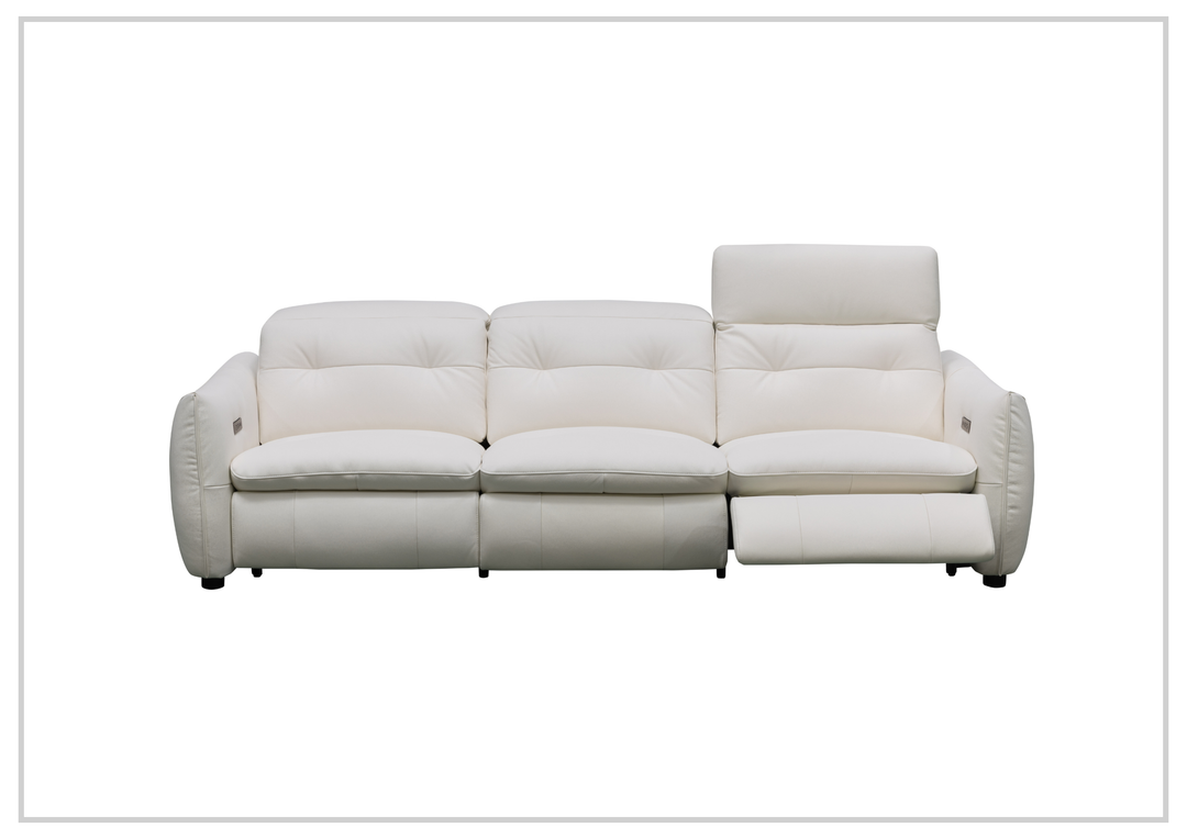 Klaussner Bravello Leather Motion Power Reclining Sofa