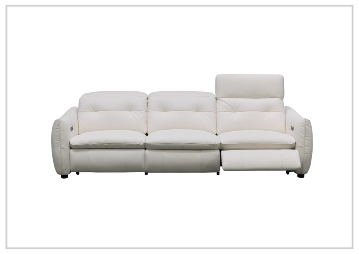 Klaussner Bravello Leather Motion Power Reclining Sofa