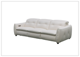 Klaussner Bravello Leather Motion Power Reclining Sofa
