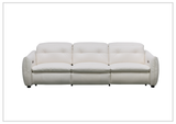 Klaussner Bravello Leather Motion Power Reclining Sofa
