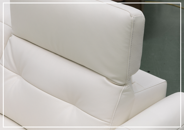 Klaussner Bravello Leather Motion Power Reclining Sofa