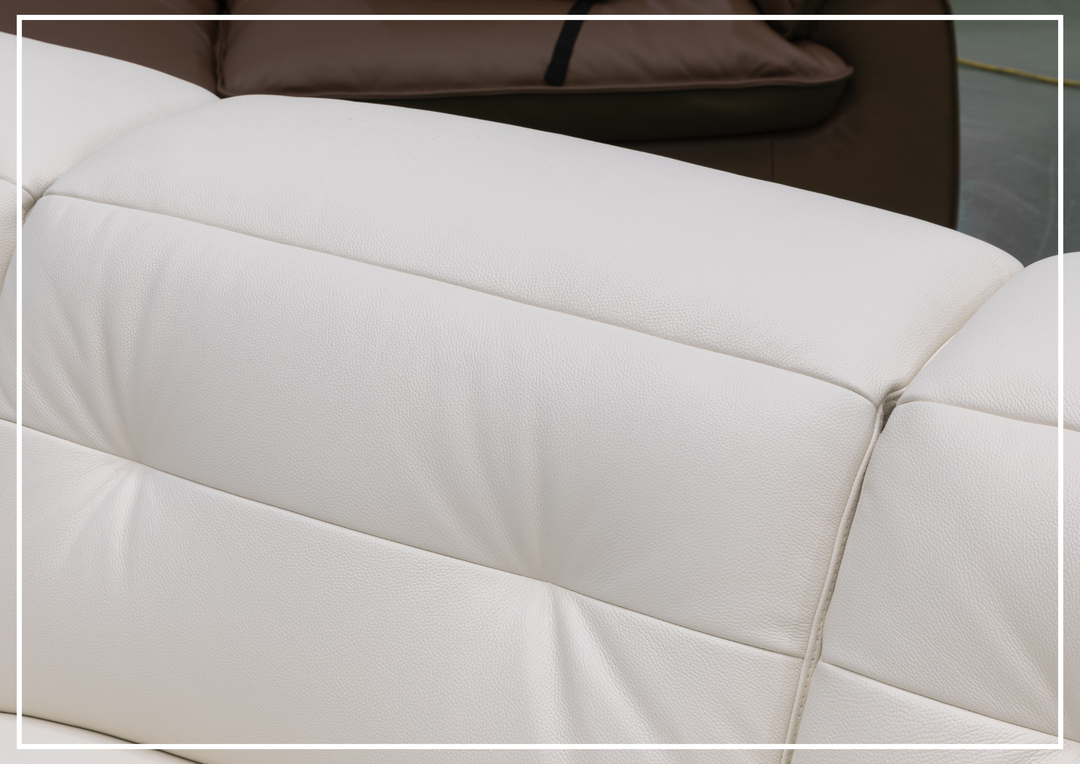 Klaussner Bravello Leather Motion Power Reclining Sofa