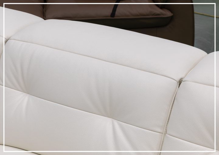 Klaussner Bravello Leather Motion Power Reclining Sofa