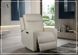 Klaussner Brento Leather Match Power Reclining Chair With USB Charging