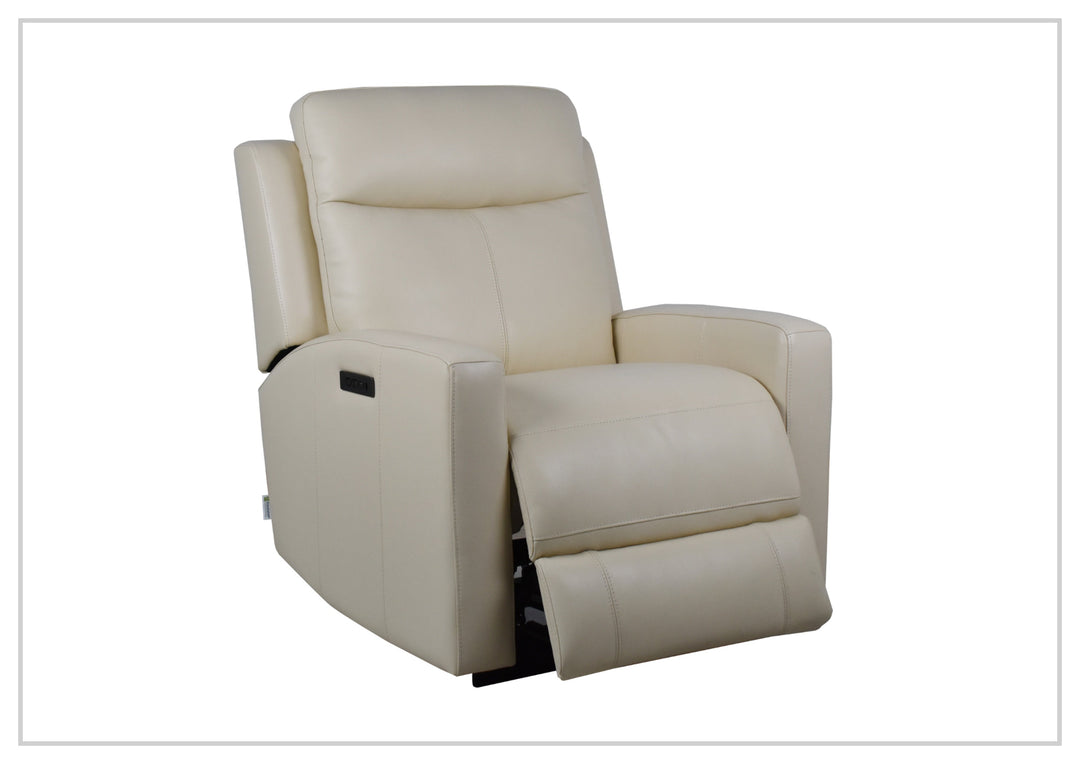 Klaussner Brento Leather Match Power Reclining Chair With USB Charging