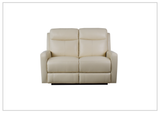 Klaussner Brento Leather Match Power Reclining Loveseat With USB Charging