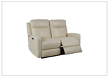 Klaussner Brento Leather Match Power Reclining Loveseat With USB Charging